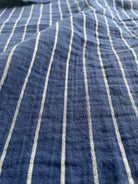 Hose PROMENADE, denim/weiss gestreift | Mademoiselle YéYé - toietmoi-laboutique