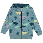 Walkiddy Sweatjacke, salbei/Dinos | Walkiddy - toietmoi-laboutique