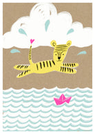 Postkarte - Tiger | Schöne Grüsse - toietmoi-laboutique