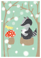 Postkarte, Wald Freunde | Schöne Grüsse - toietmoi-laboutique