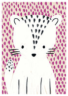 Postkarte, Schneeleopard | Schöne Grüsse - toietmoi-laboutique