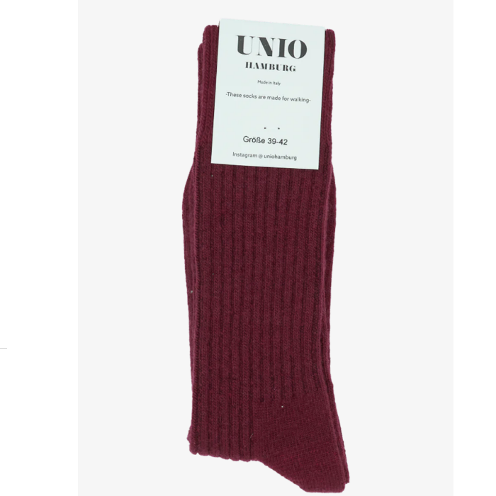 Kniesocken CORFU CLASSIC, bordeaux | UNIO Hamburg - toietmoi-laboutique