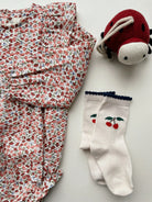 Socken 2-Pack, Kirschen | Konges Slojd - toietmoi-laboutique
