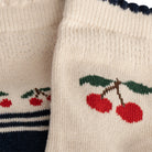 Socken 2-Pack, Kirschen | Konges Slojd - toietmoi-laboutique