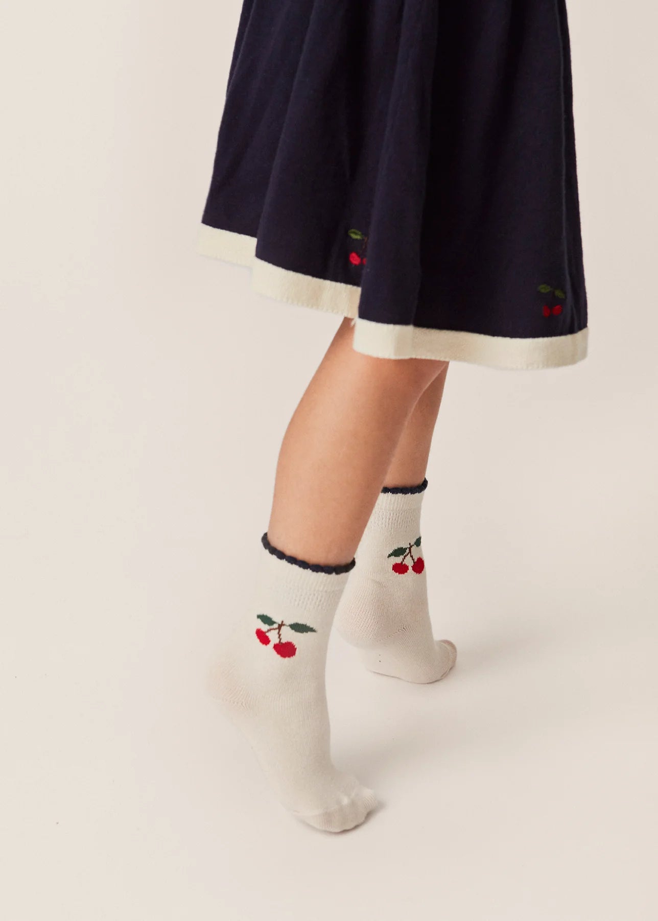 Socken 2-Pack, Kirschen | Konges Slojd - toietmoi-laboutique