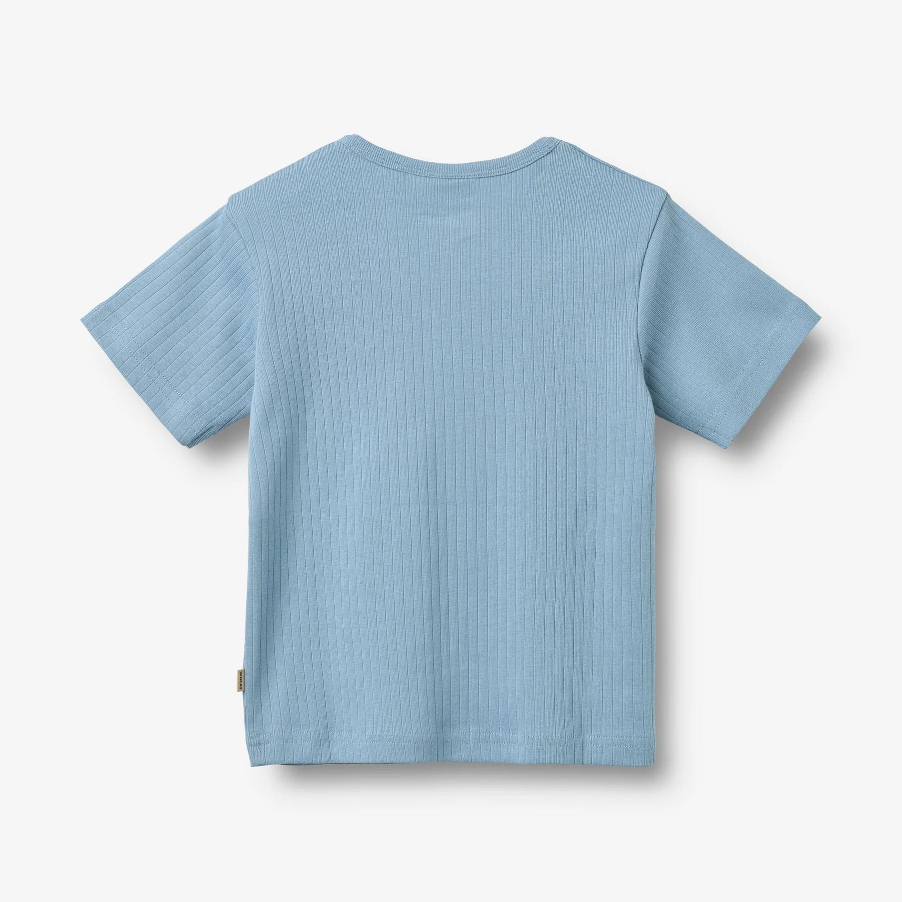Rib T-shirt mit Knopfleiste, hellblau | Wheat - toietmoi-laboutique