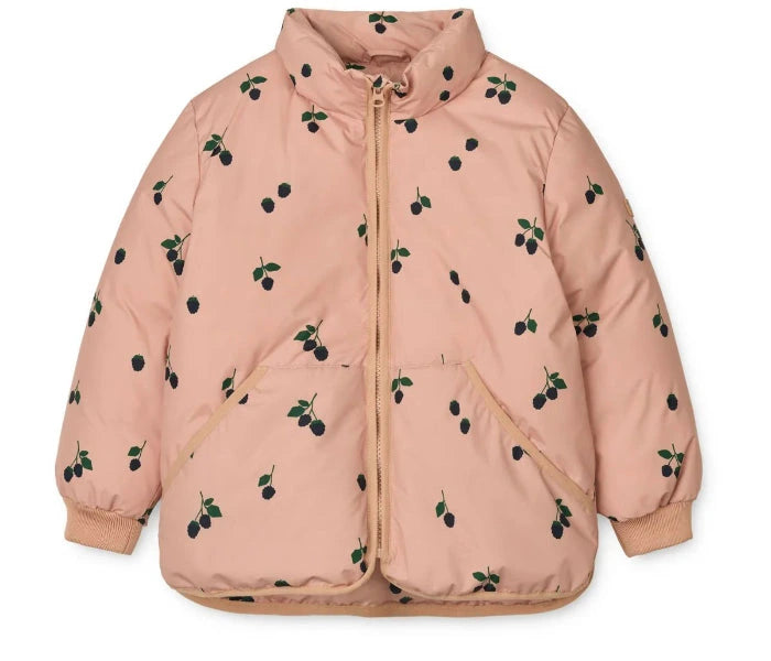 Jacke, BRANTLEY, altrosa/Brombeeren | Liewood - toietmoi-laboutique