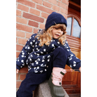 Daunenjacke, ANEMONE, navy/Kirschen | Liewood - toietmoi-laboutique