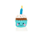 Häkel-Babyrassel, Cupcake mit Kerzen | Pebblechild - toietmoi-laboutique