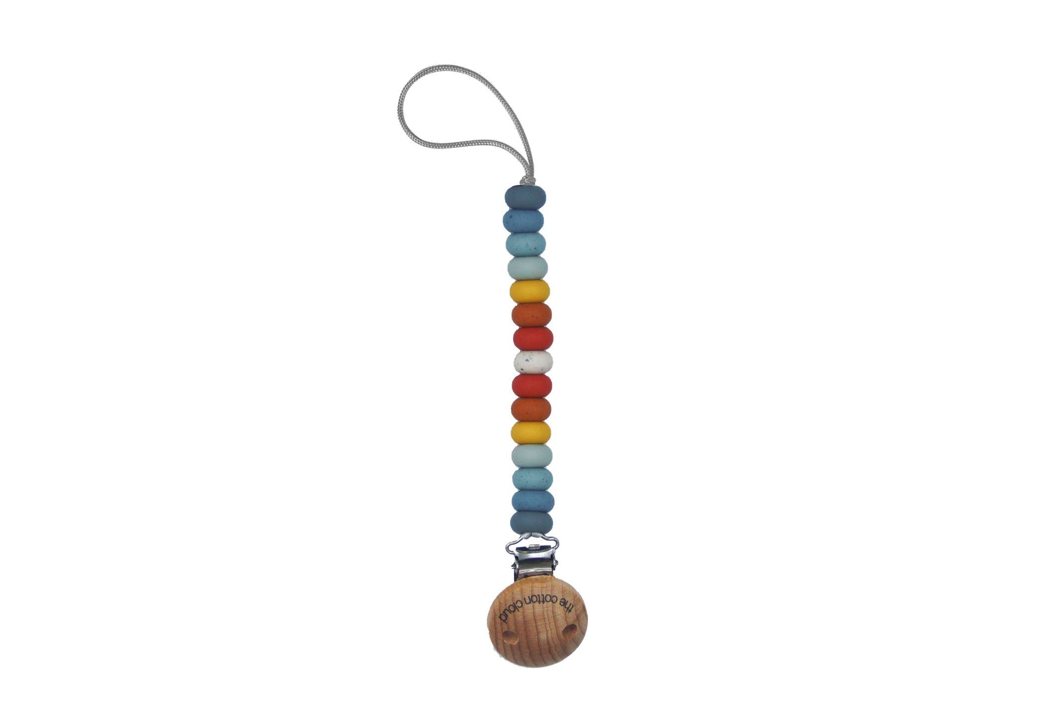 Schnullerkette, multicolor/rosa | the cotton cloud - toietmoi-laboutique