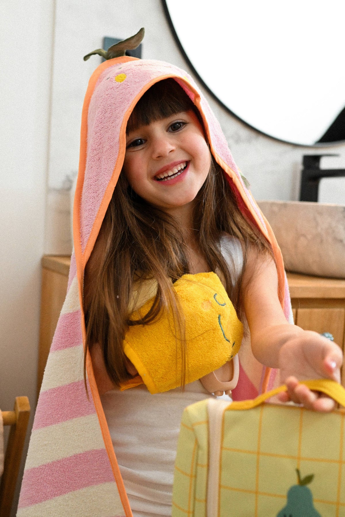 Babywaschlappen, 2er-Set, Zitrone/Birne | the cotton cloud - toietmoi-laboutique