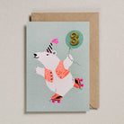 Postkarte mit Umschlag - Eisbär / 3 Jahre | Petra Boase Ltd - toietmoi-laboutique