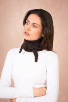 Kleines Dreieckstuch « Sophie », hellblau | Calie Paris - toietmoi-laboutique