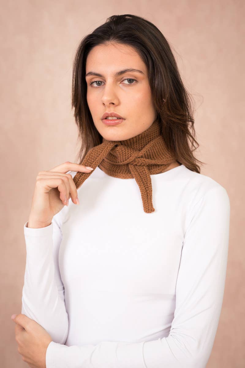 Kleines Dreieckstuch « Sophie », hellblau | Calie Paris - toietmoi-laboutique