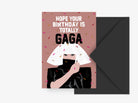 Postkarte / Gaga Birthday | typealive - toietmoi-laboutique