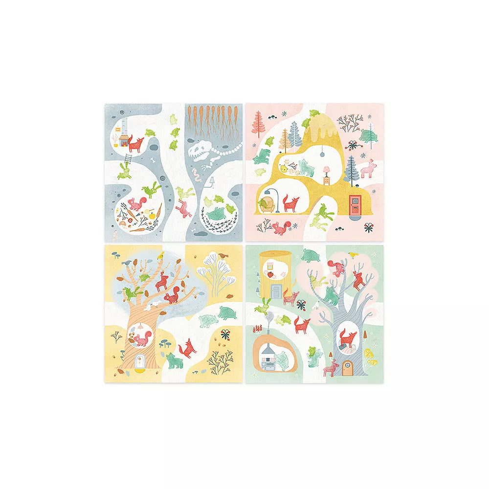 Stempelset zu Besuch | djeco - toietmoi-laboutique