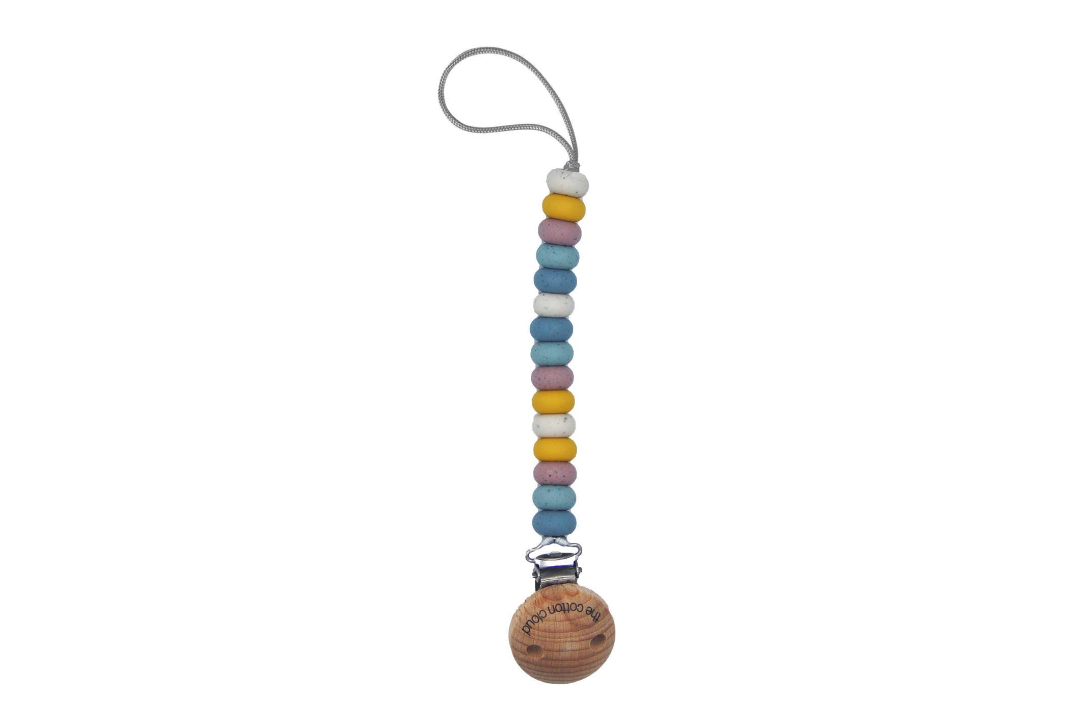 Schnullerkette, multicolor/rosa | the cotton cloud - toietmoi-laboutique