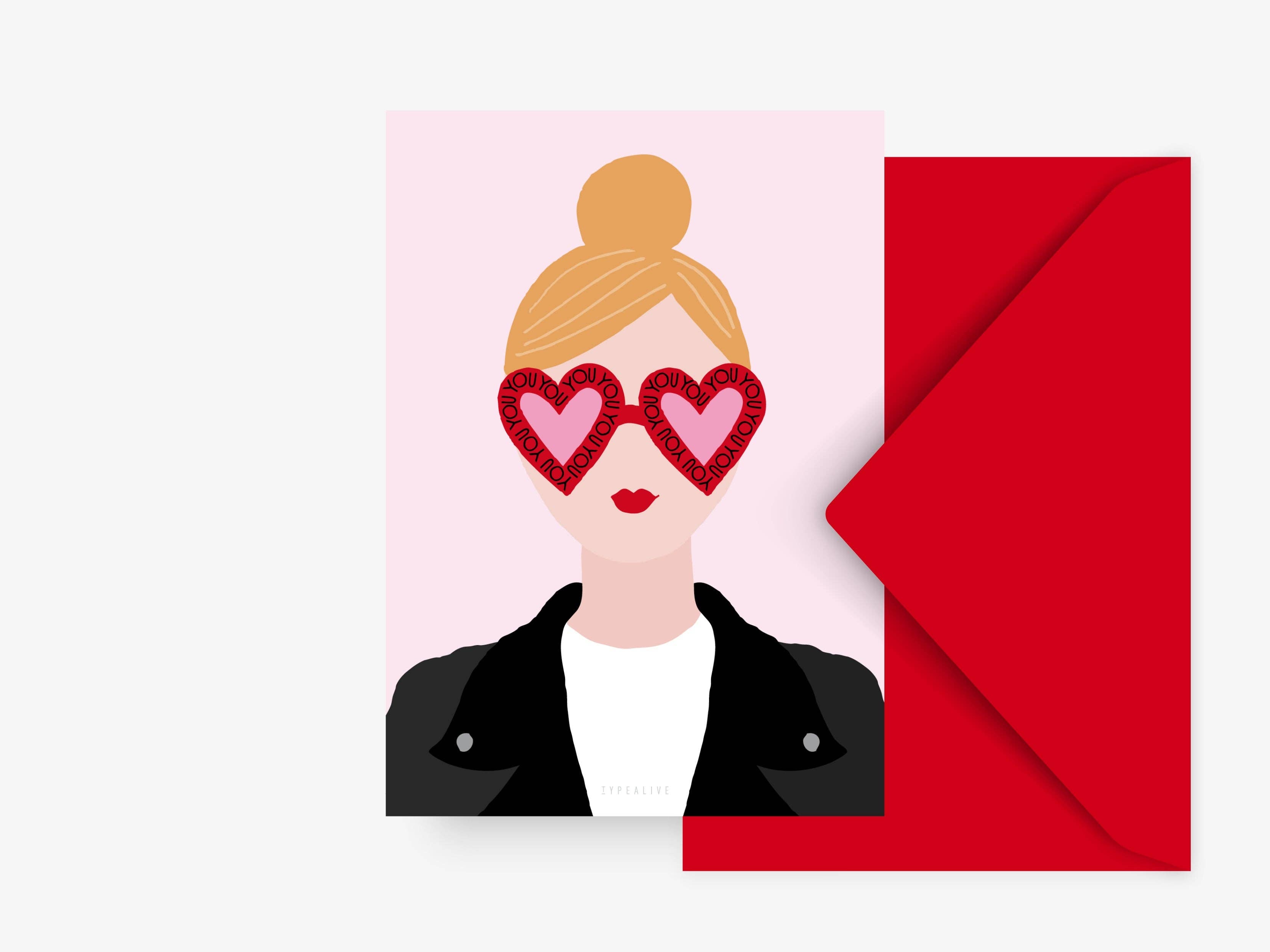 Postkarte / You You You | typealive - toietmoi-laboutique