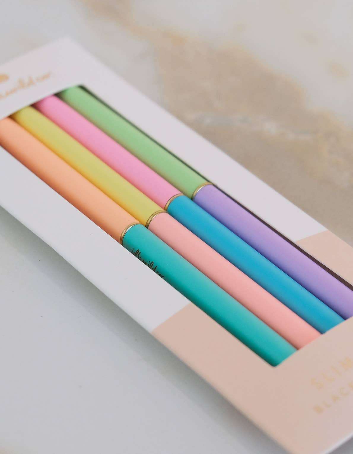Schmale Stifte im Vierer-Set | Duo-Tone Neons | Idlewild Co. - toietmoi-laboutique
