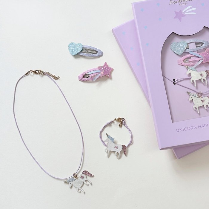 Geschenkbox/Schmuck und Haaraccessoires, Einhorn | Rockahula - toietmoi-laboutique