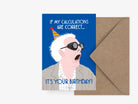 Postkarte / Birthday Calculations | typealive - toietmoi-laboutique