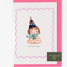 Postkarte mit Umaschlad, Birthday Girl, grün | The Charming Press - toietmoi-laboutique