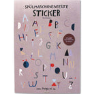Spülmaschinenfeste Aufkleber "ABC" | Halfbird - toietmoi-laboutique
