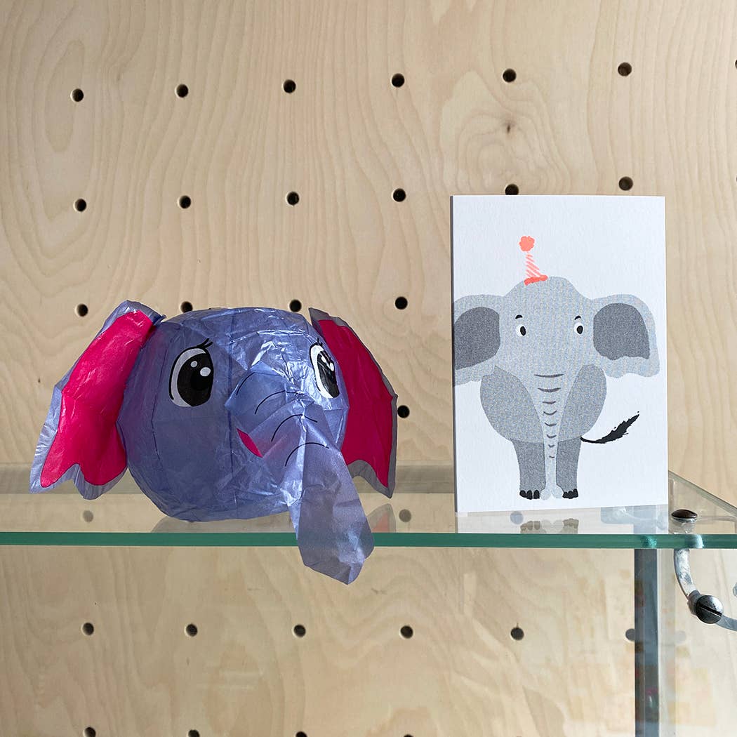 Japanische Ballonkarte aus Papier, Elefant | Petra Boase Ltd - toietmoi-laboutique