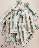 Schnullerkette, multicolor/rosa | the cotton cloud - toietmoi-laboutique