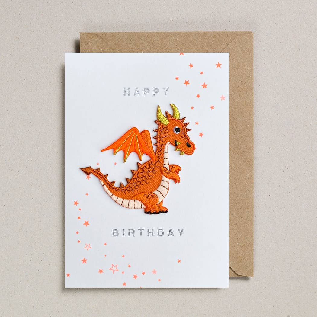 Patchkarte mit Umschlag  - Drache | Petra Boase Ltd - toietmoi-laboutique