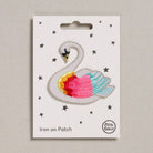 Aufbügelpatch - Rainbow Swan | Petra Boase Ltd - toietmoi-laboutique