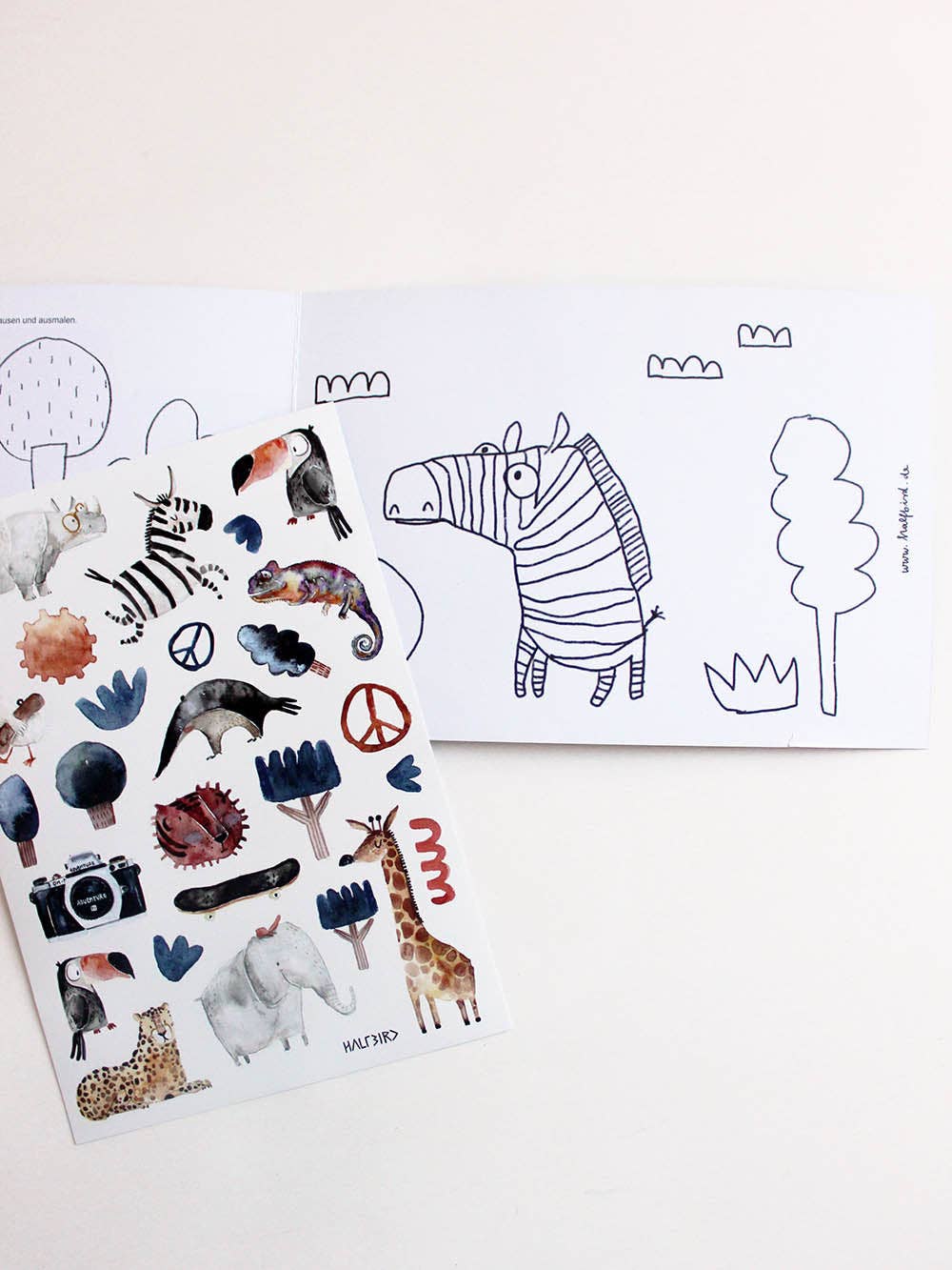 Spülmaschinenfeste Sticker "Wunderland" | Halfbird - toietmoi-laboutique