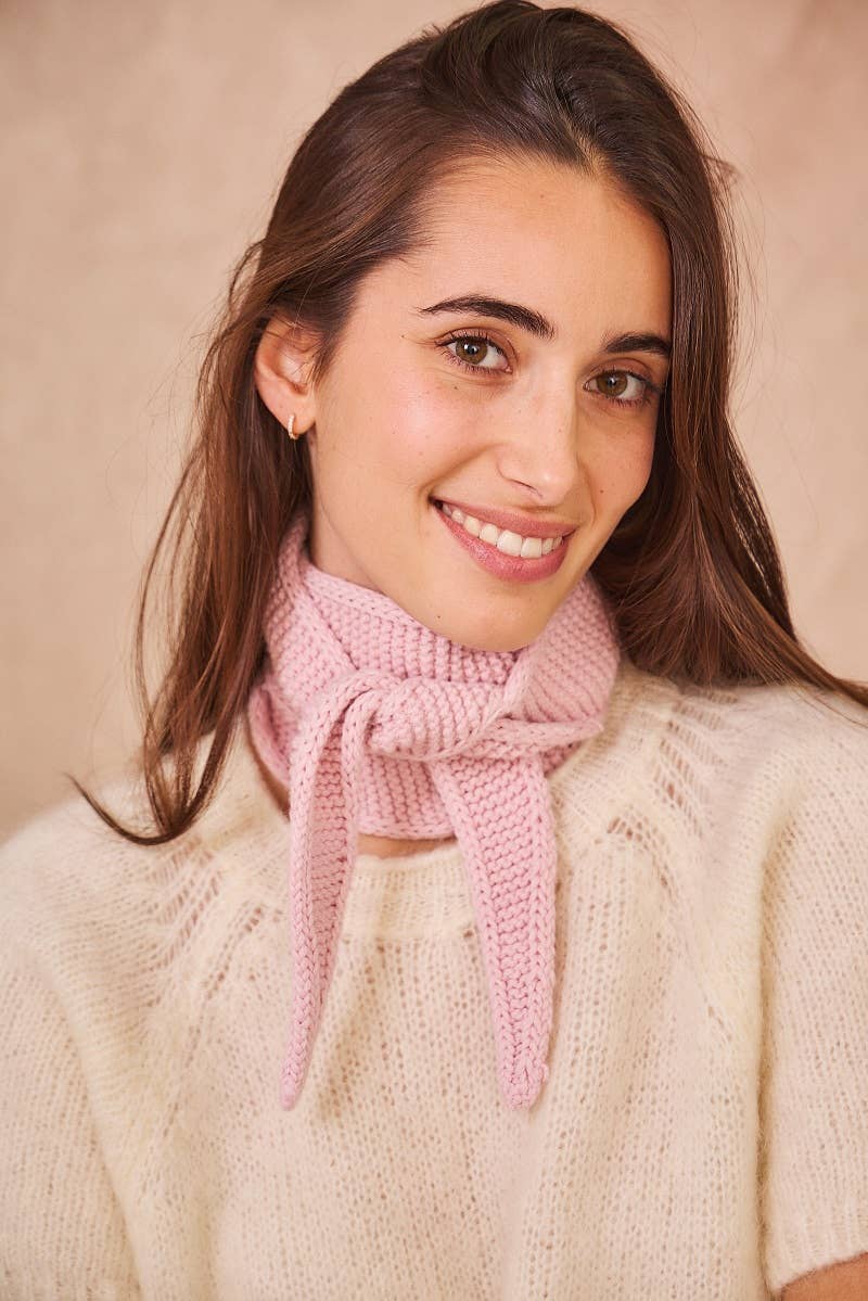 Kleines Dreieckstuch « Sophie », salbei | Calie Paris - toietmoi-laboutique