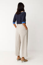 Weite Hose ESTI, beige | SKFK - toietmoi-laboutique