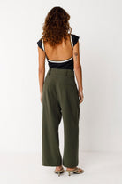 Weite Hose ESTI, olive | SKFK - toietmoi-laboutique