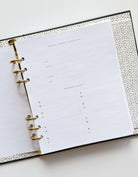 Wavy Daisy Perpetual Planner, nicht datiert | Idlewild Co. - toietmoi-laboutique