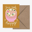 Postkarte / Miso Happy | typealive - toietmoi-laboutique