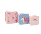 3 Lunchboxen, Einhorn | Tutete - toietmoi-laboutique