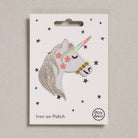 Aufbügelpatch, Einhornkopf | Petra Boase Ltd - toietmoi-laboutique