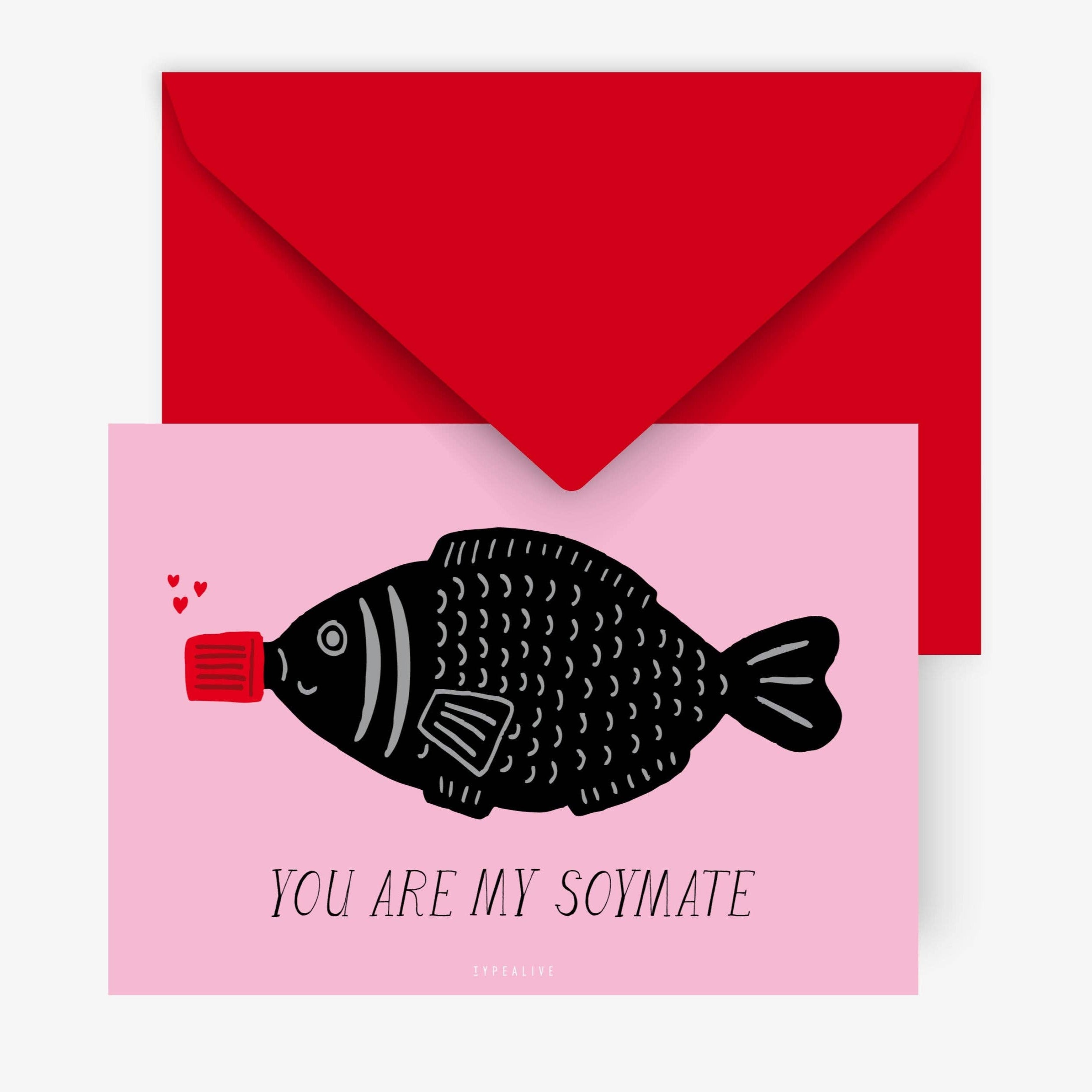 Postkarte / Soymate | typealive - toietmoi-laboutique
