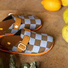 Sticky Lemon Finken, lila/schwarz karriert | Sticky Lemon - toietmoi-laboutique