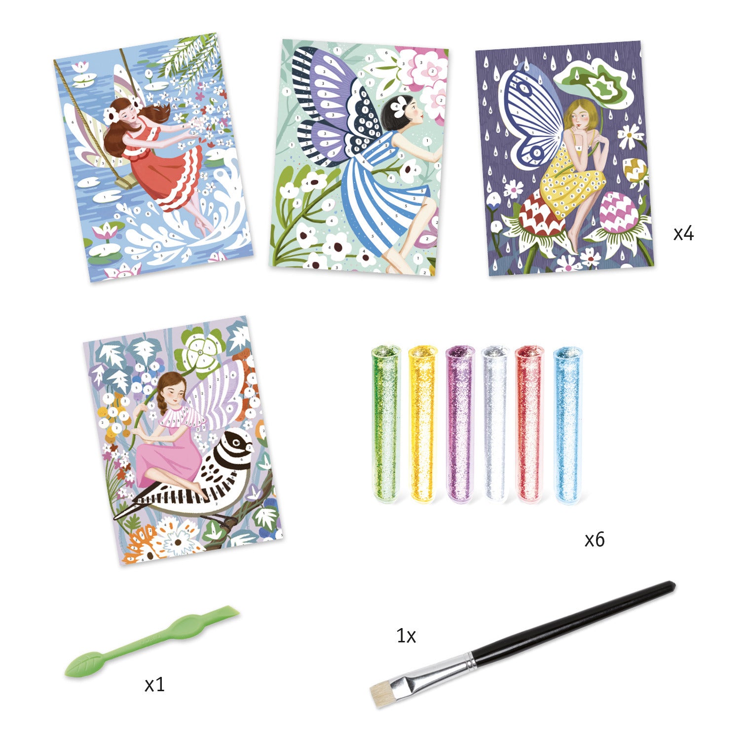 Paillettenbilder, Feenstaub | djeco - toietmoi-laboutique