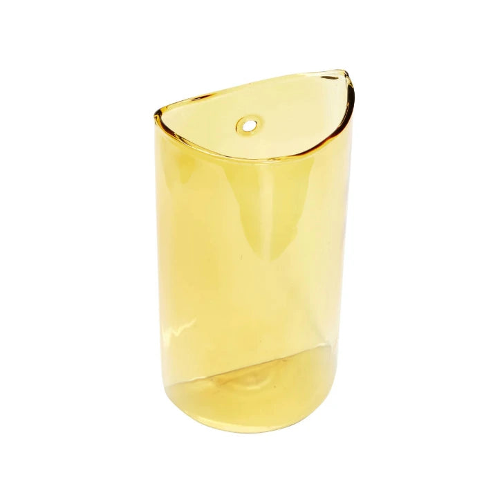 Wandvase, gelb | Hübsch - toietmoi-laboutique