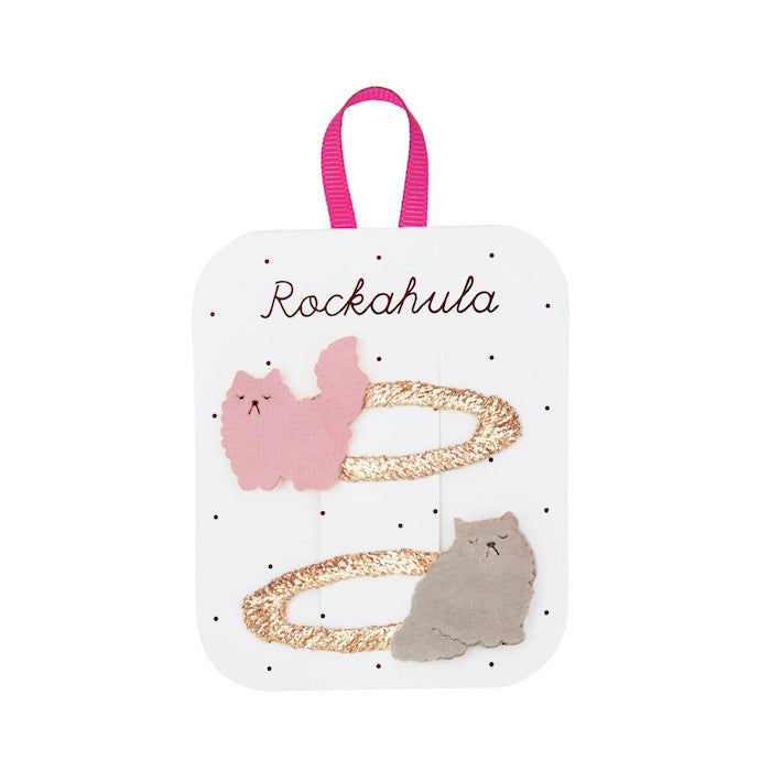 2 Haarspangen, Katzen/gold | Rockahula - toietmoi-laboutique