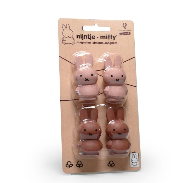 Miffy Magnete 4 Stück, powder/terracotta | Miffy - toietmoi-laboutique