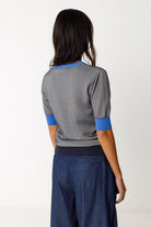 Sweater mit 3/4 Ärmeln MUIKE, navy | SKFK - toietmoi-laboutique