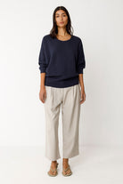 Sweatshirt NAIKE, navy | SKFK - toietmoi-laboutique