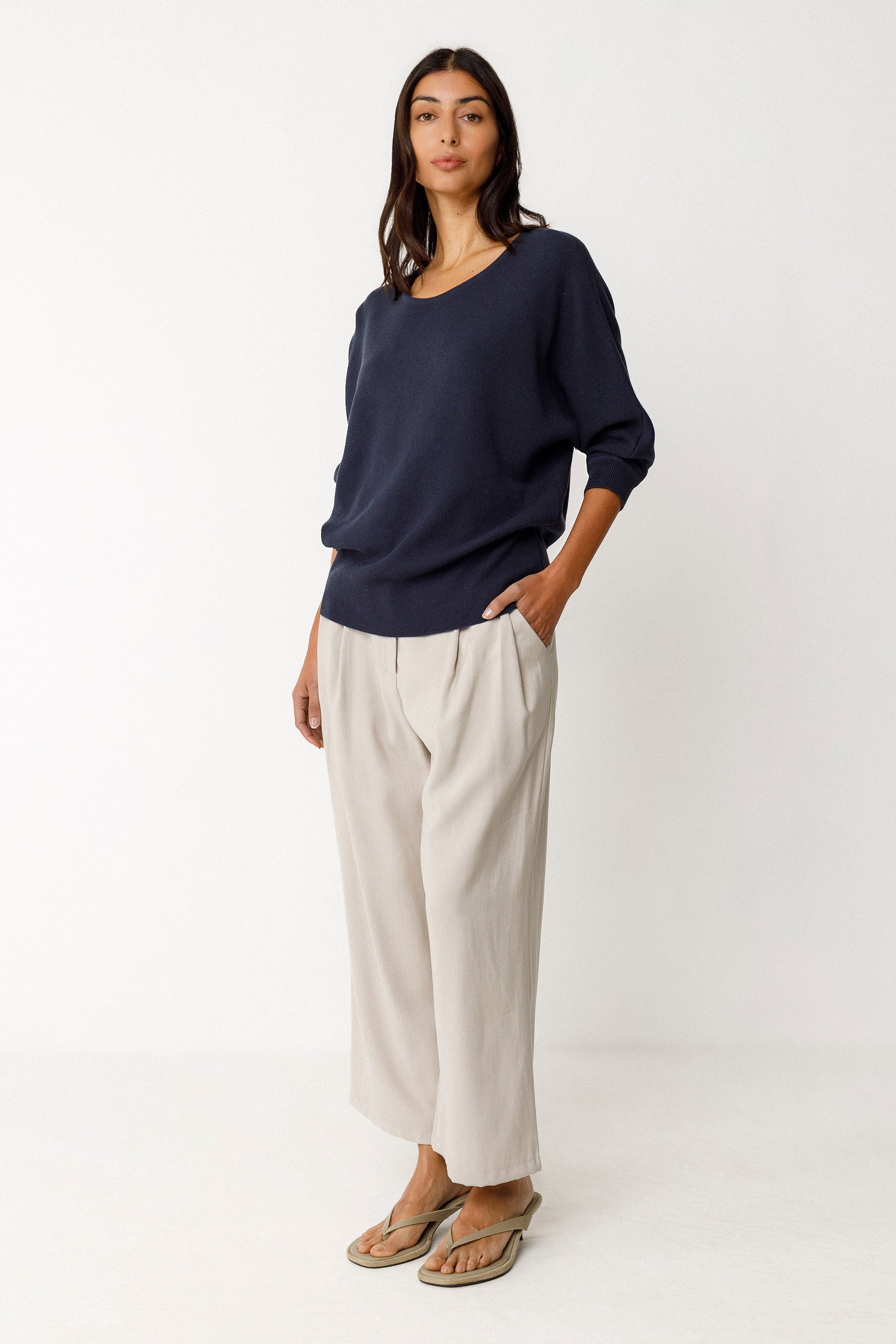 Sweatshirt NAIKE, navy | SKFK - toietmoi-laboutique