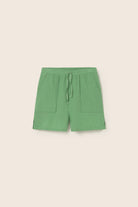 COVEK264s6, soft gauze cotton bermuda shorts green-soft gauze cotton | cozmo - toietmoi-laboutique