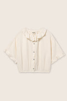 COZMO Musselin Bluse, ecru | cozmo - toietmoi-laboutique